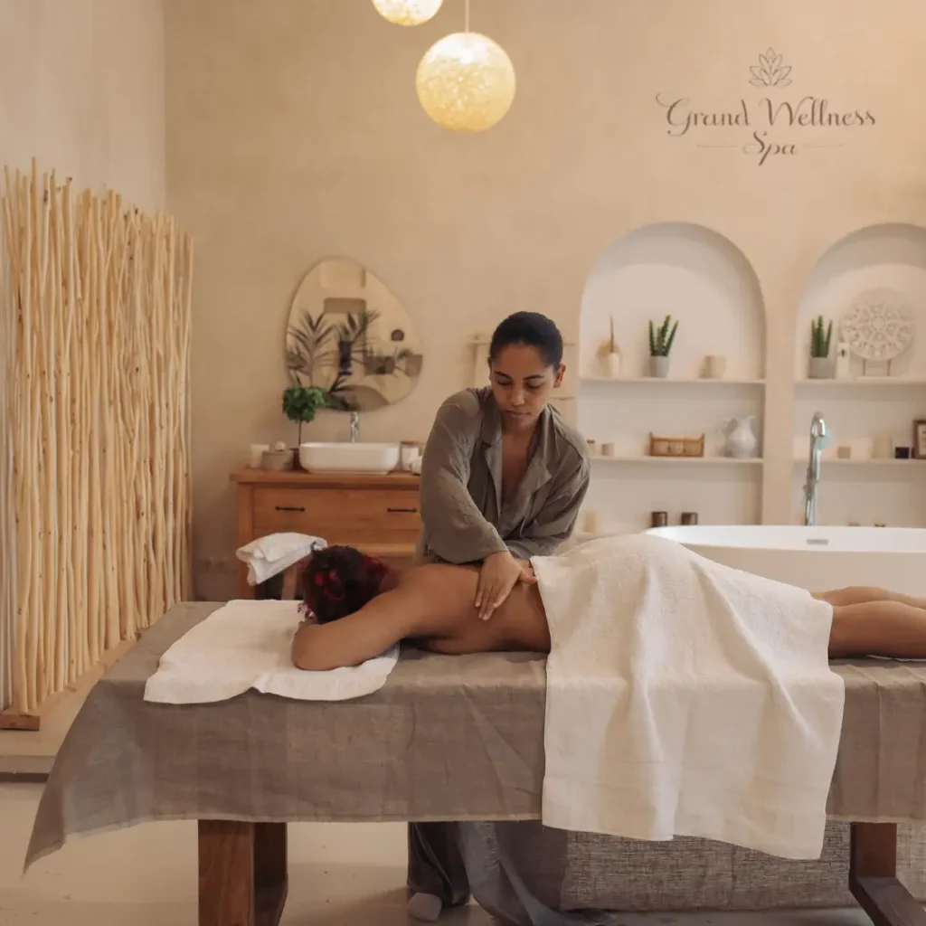 Professional massage service highlighted on our About Us page.