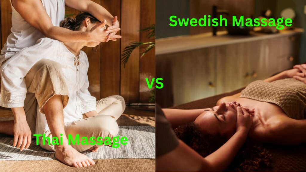 Comparison between Thai Massage vs Swedish Massage therapies at Grand Wellness Spa to help you choose the best fit.