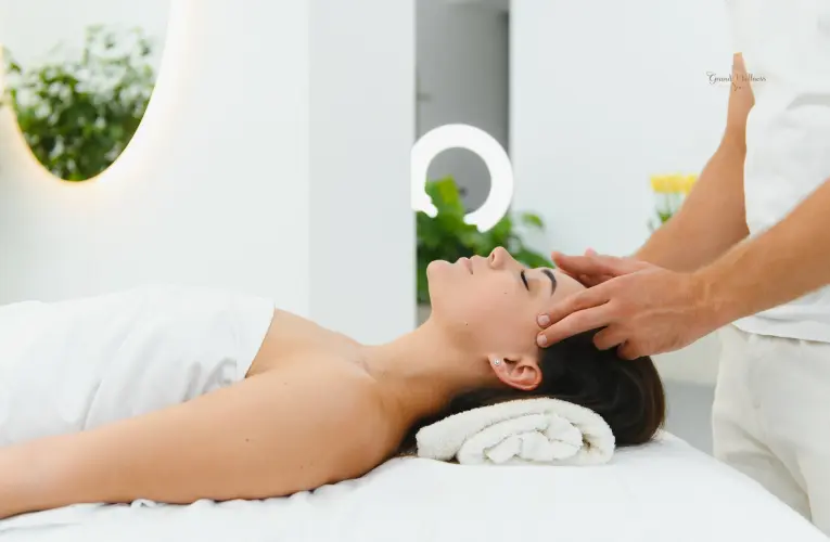 Spa therapy benefits for mind and body including stress relief, mental calmness, muscle relaxation, improved circulation, and overall wellness